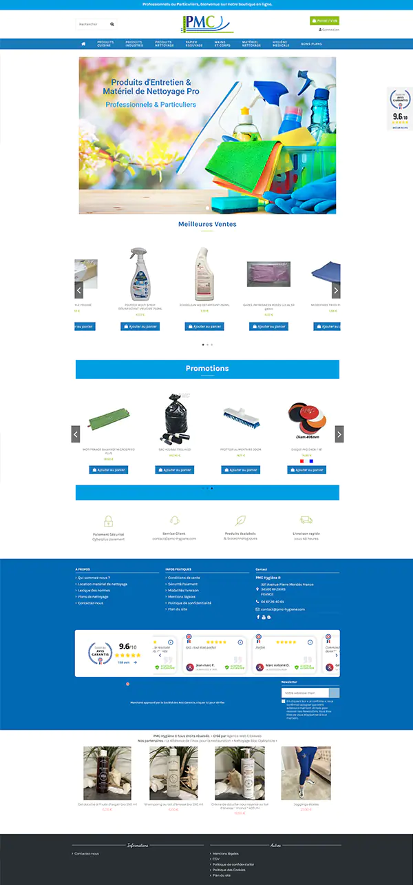 pmc hygiene homepage